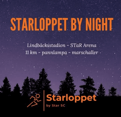 Starloppet by night